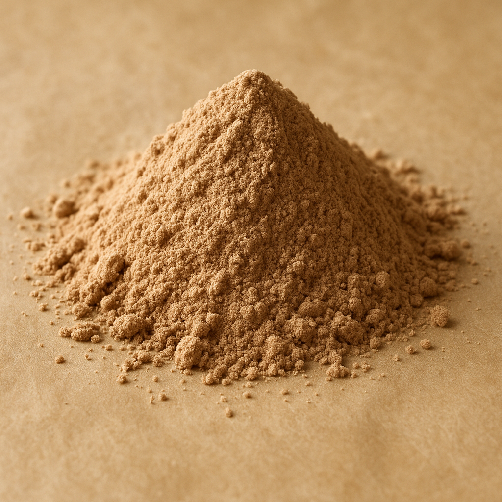 Chocolate flavored plant-based powder
