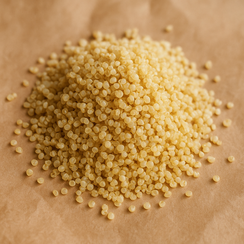 Small black quinoa seeds