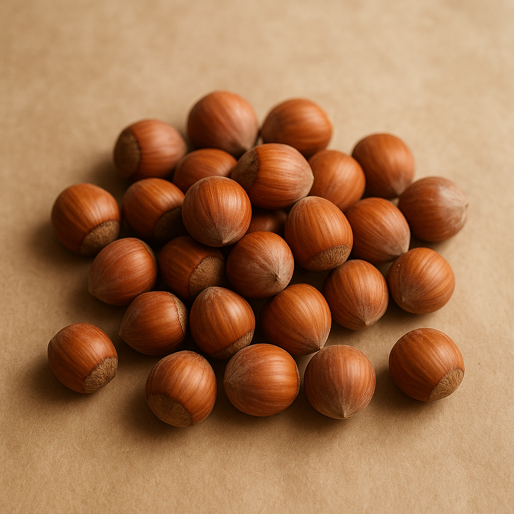 Raw hazelnuts