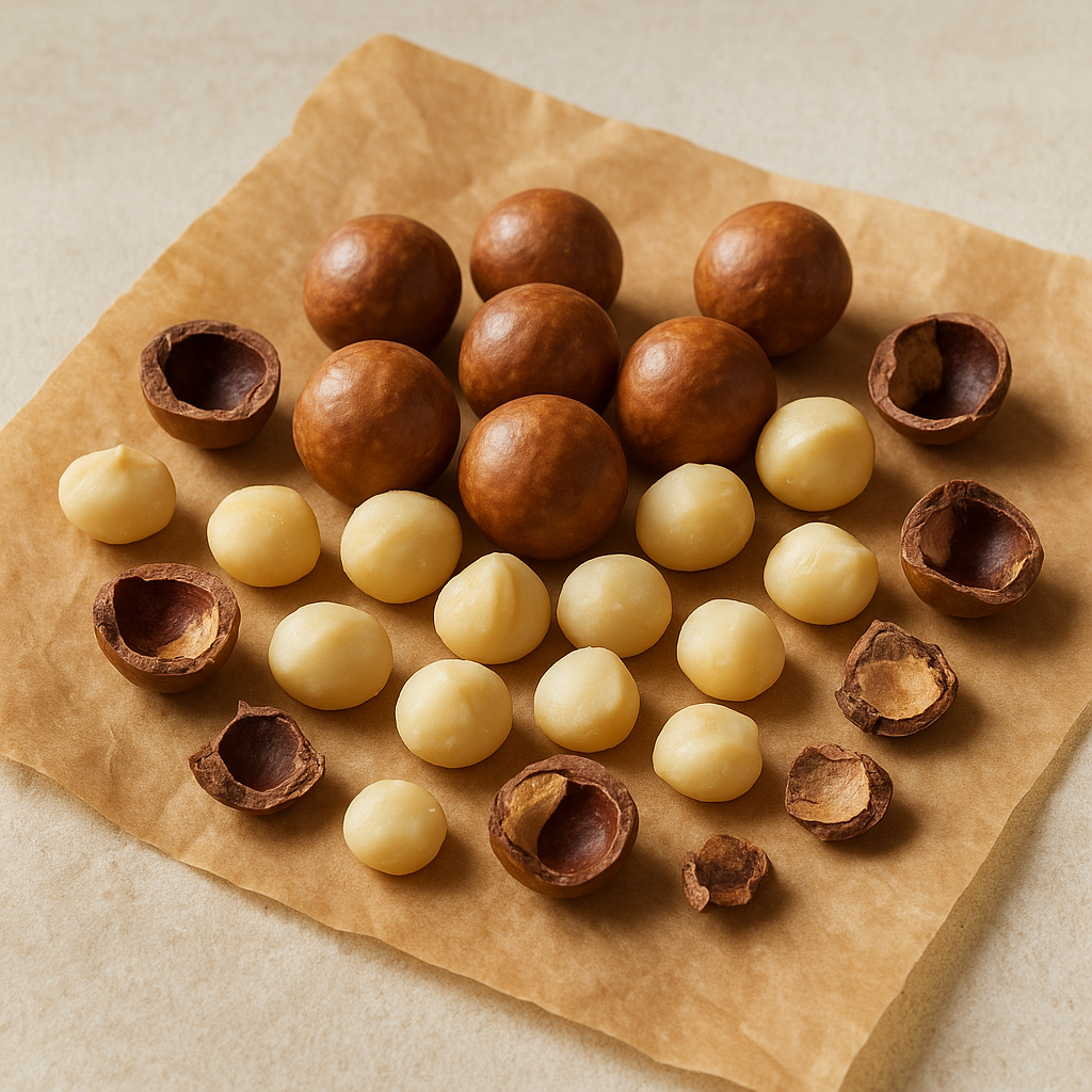 Whole macadamia nuts
