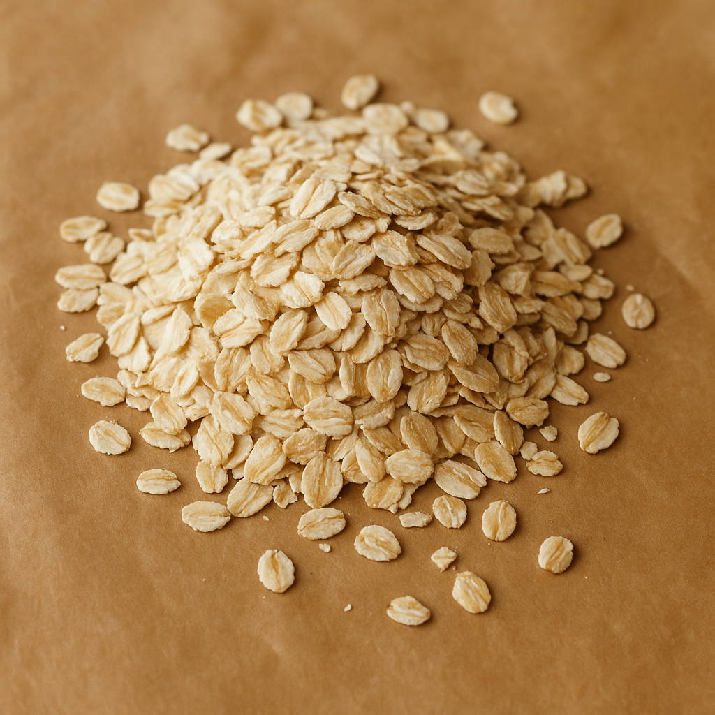 Rolled oat flakes