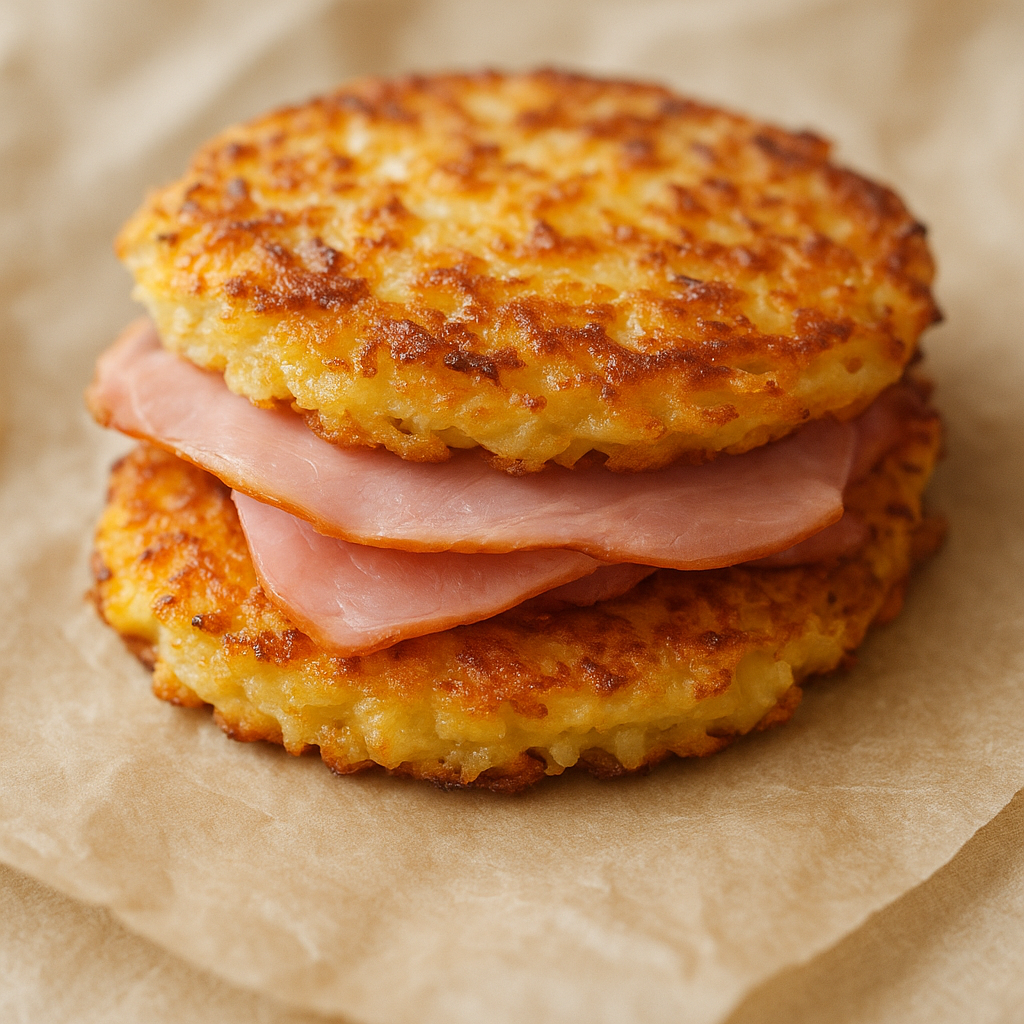 Smoked ham potato rosti