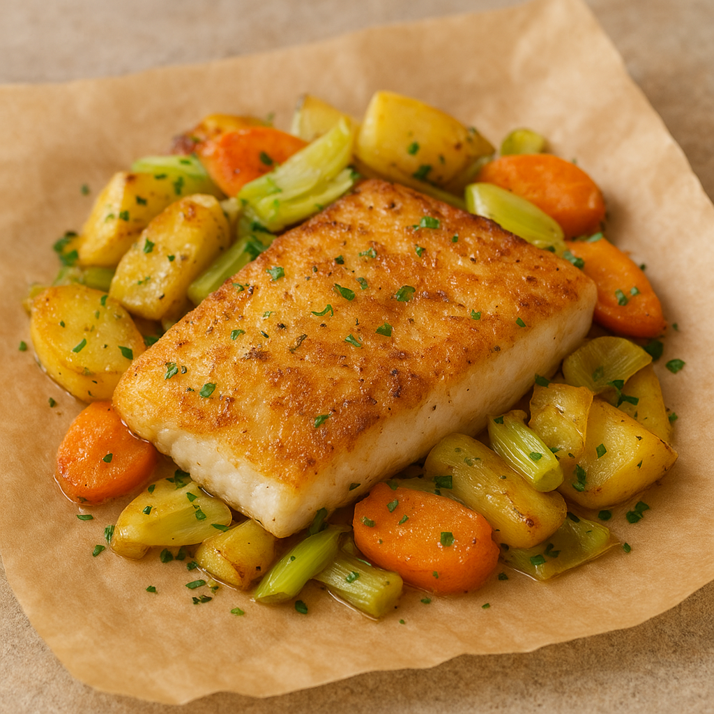 Breaded fish fillets