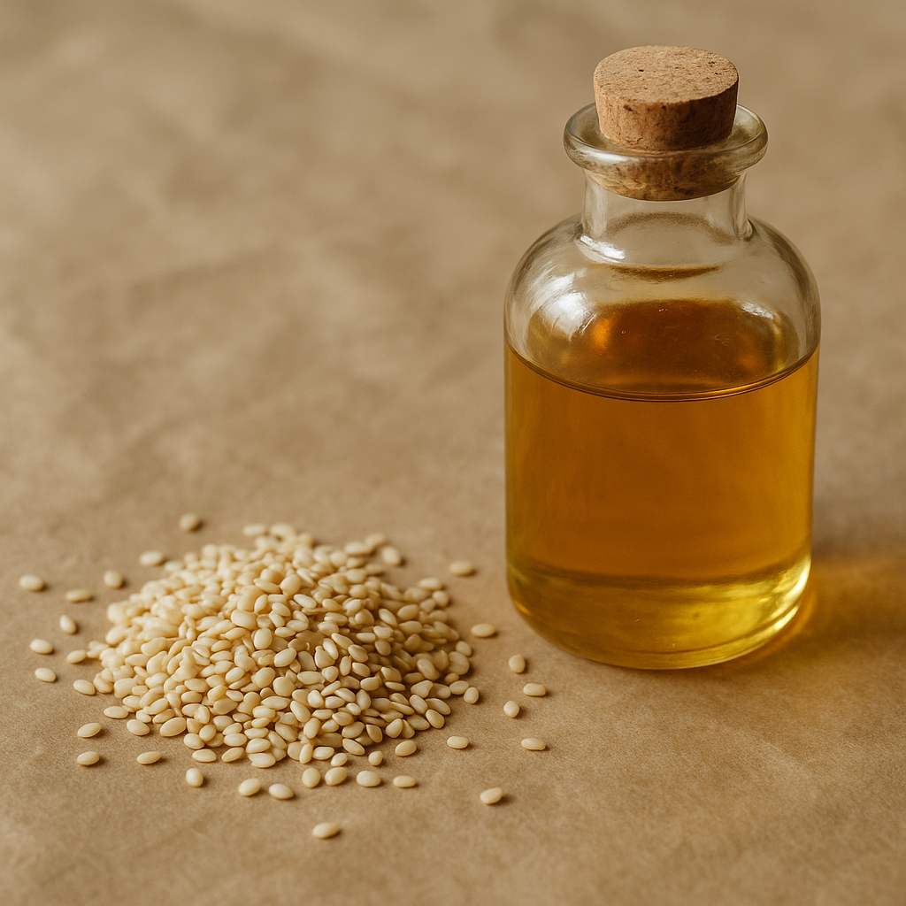 Bottle of toasted sesame oil