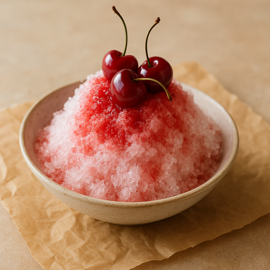 Red cherry syrup for shaved ice