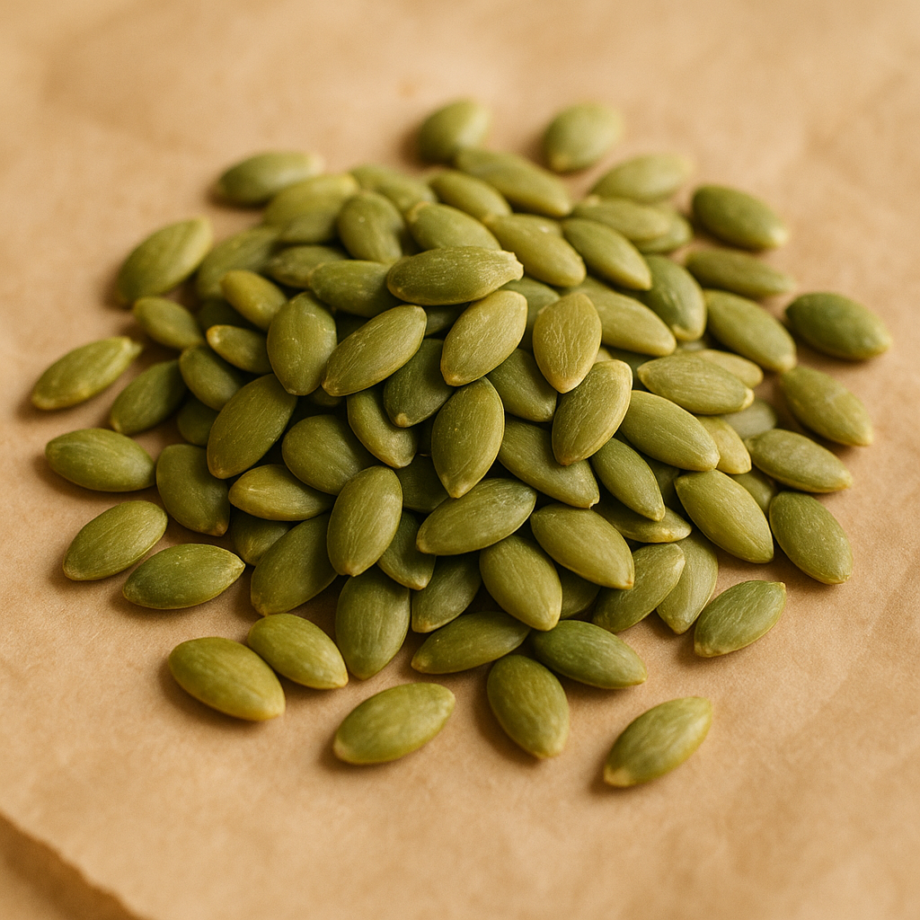 Shelled pumpkin seeds
