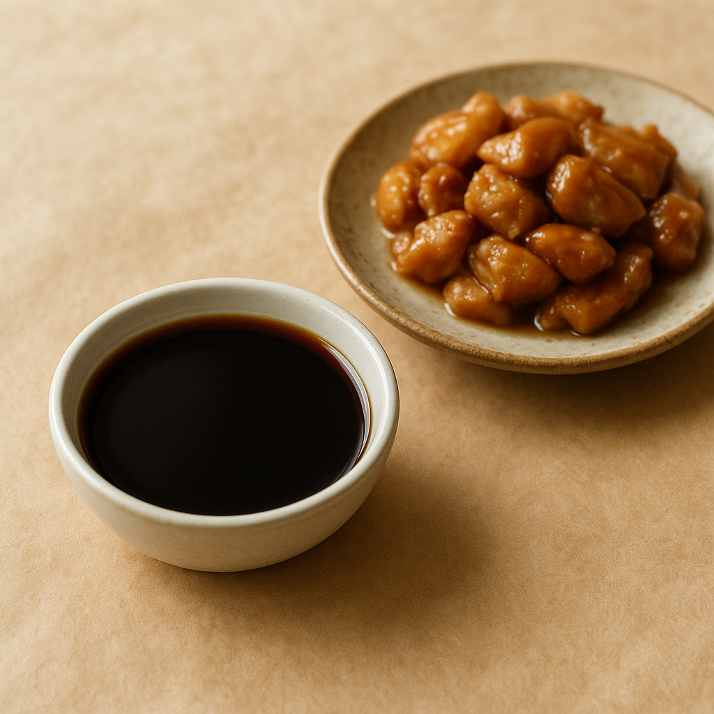 Bottle of soy sauce