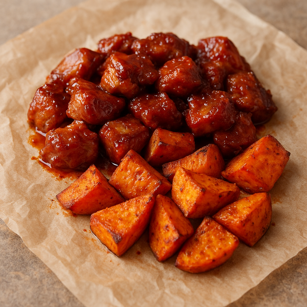 Pork with sweet potatoes