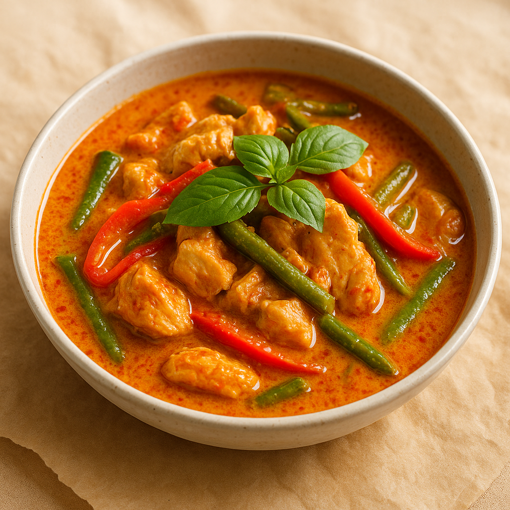 Prepared Thaï red curry sauce