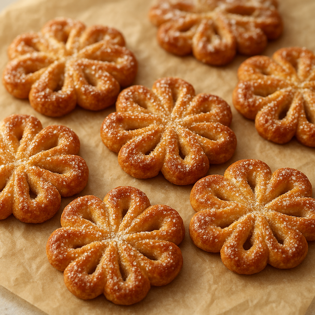 Star-shaped holiday cookies