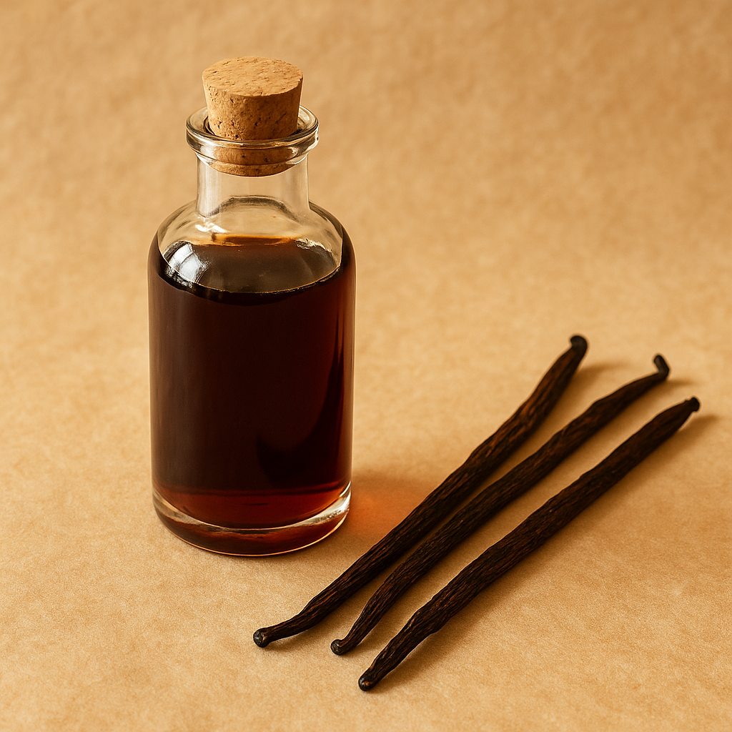 Bottle of vanilla extract
