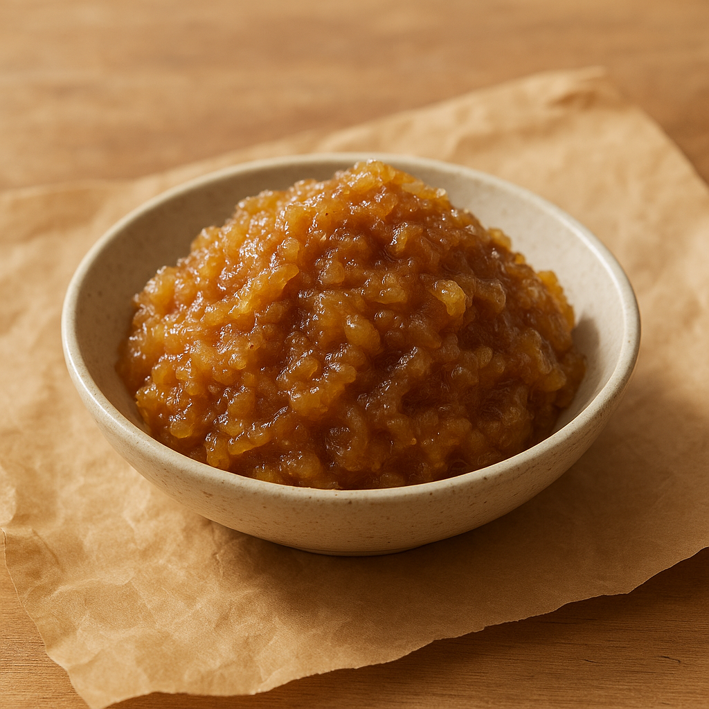 A bottle of sweet and tangy sauce