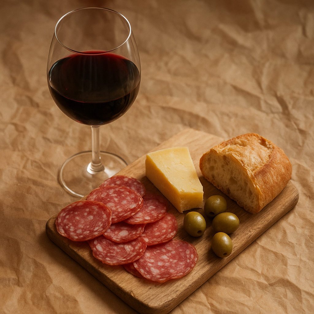 Bottle of red wine
