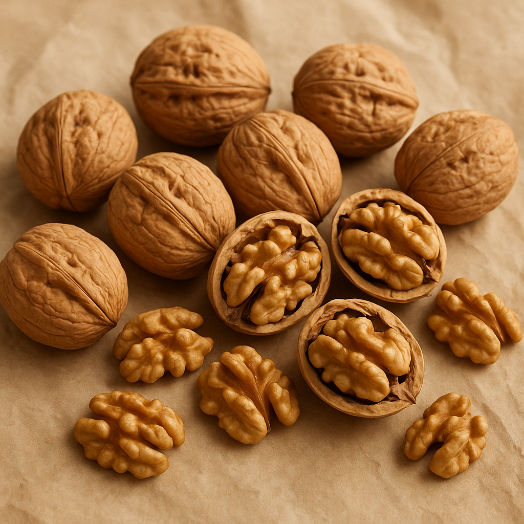 Shelled walnuts