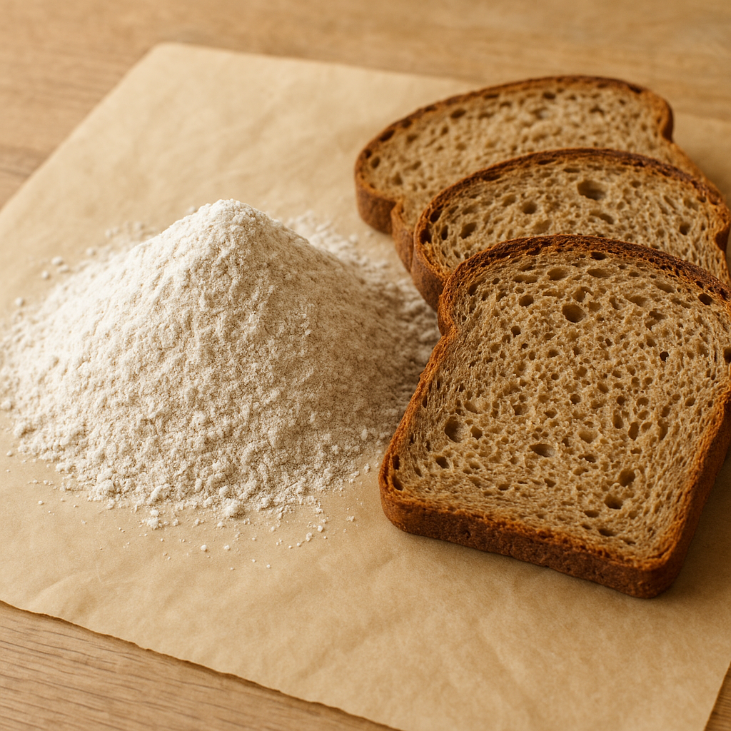 Whole grain rye flour