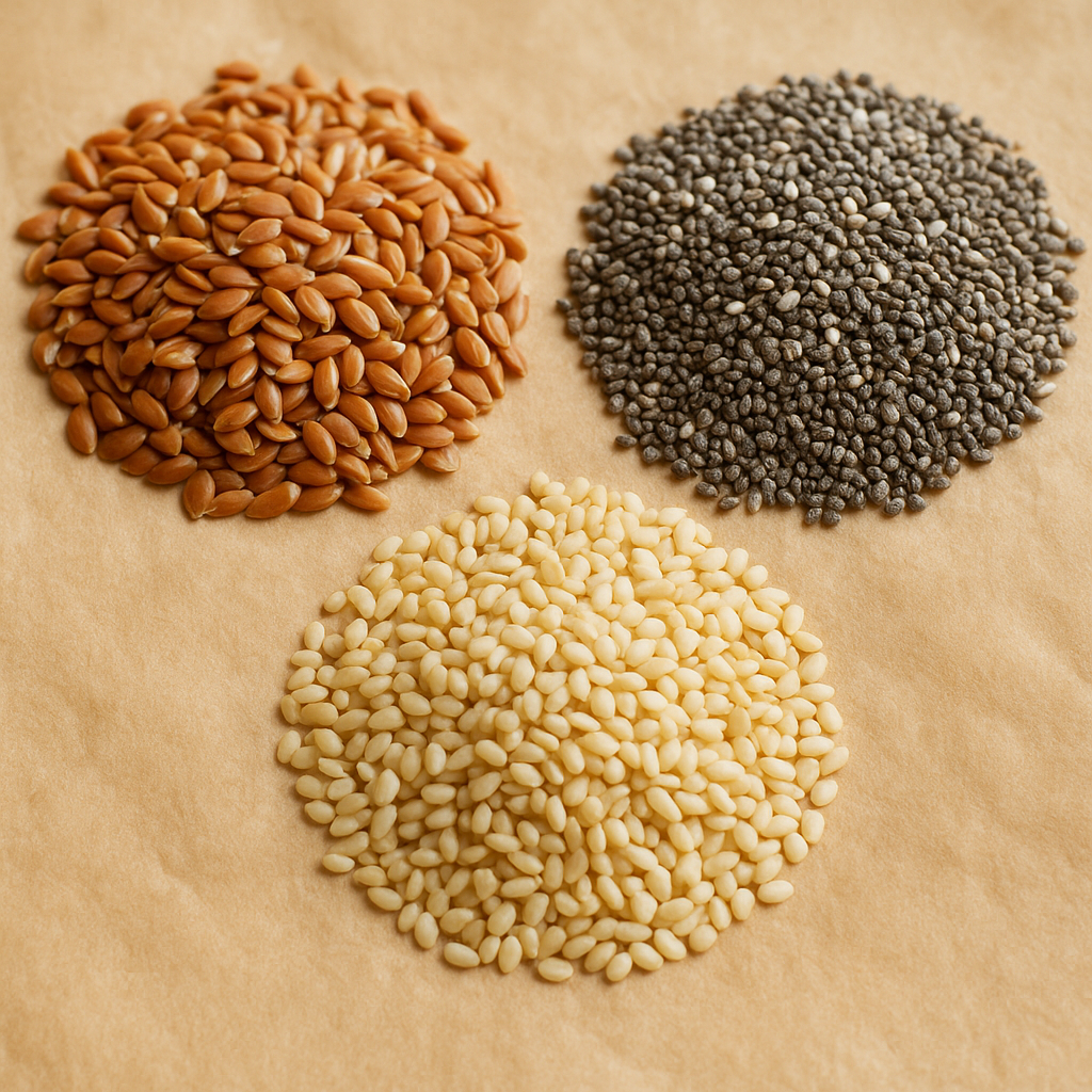 A blend of whole seeds