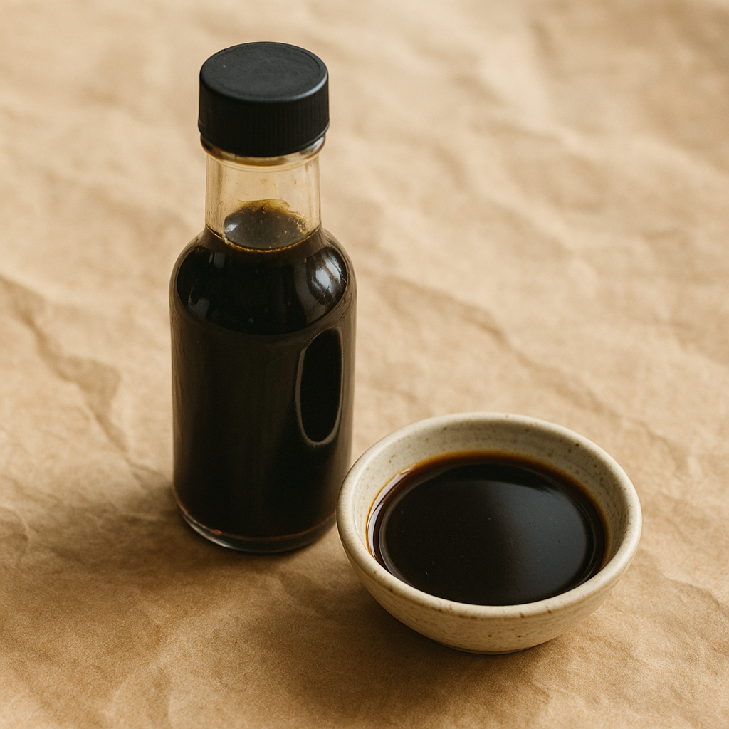 Bottle of Worcestershire sauce