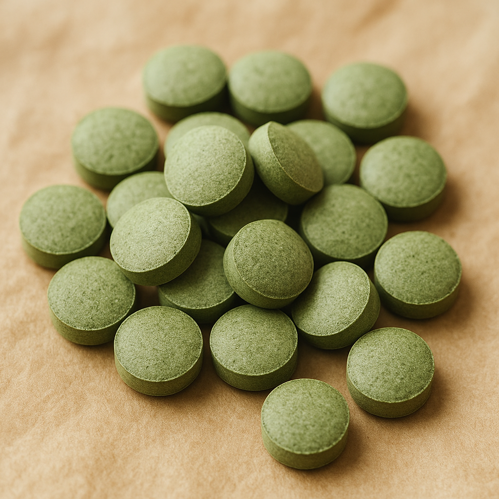 Green tea and resveratrol powder mix