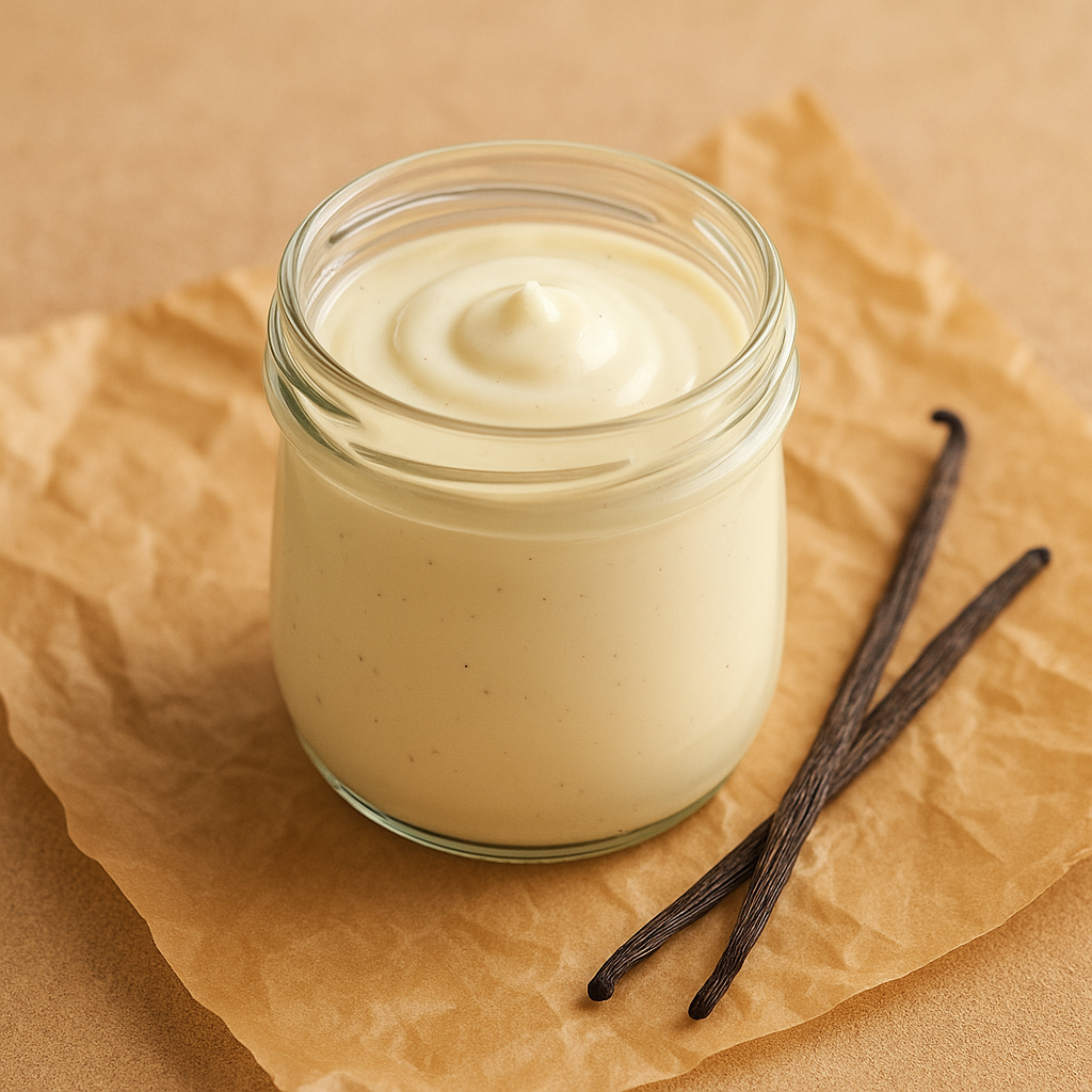 Creamy vanilla yogurt