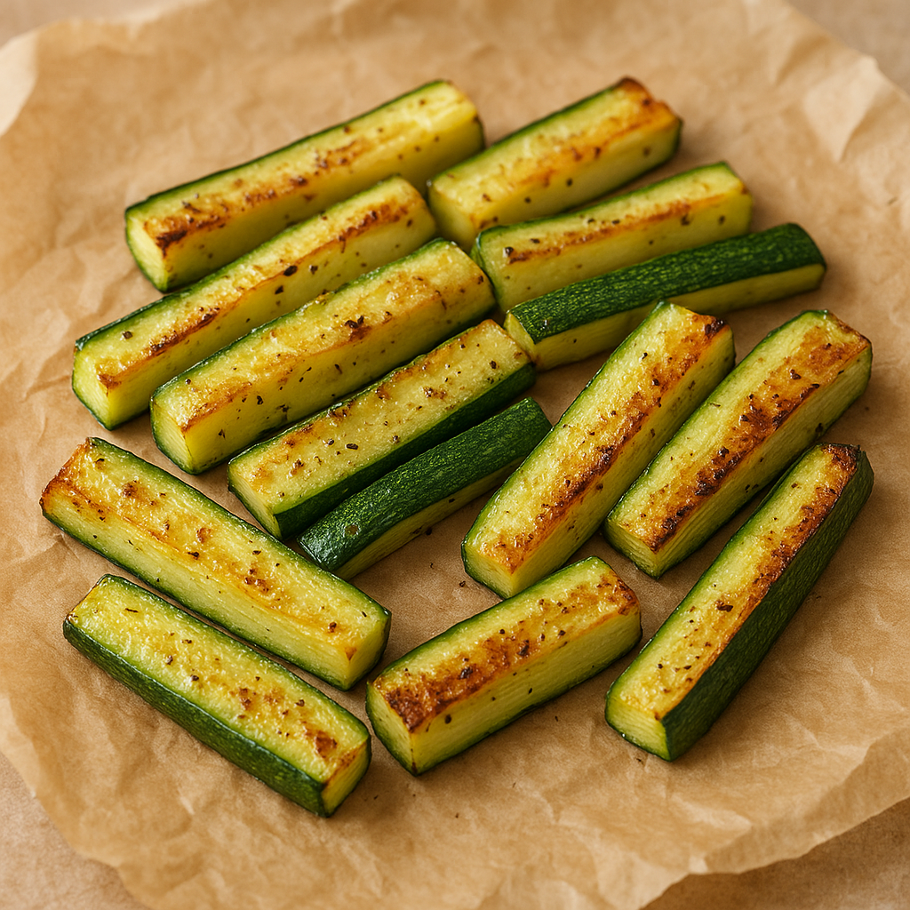 Diced zucchini in brine